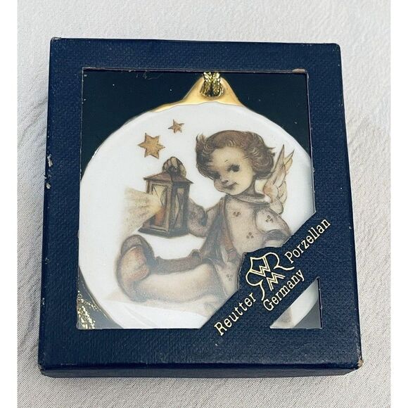 Ornament Christmas Hummel Guiding Angel Porcelain 88555 Reuter Porzellan Goebel - Picture 2 of 7